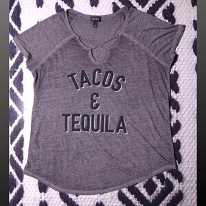 Torrid Tacos & Tequila Burnout Crisscross Tee